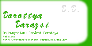dorottya darazsi business card