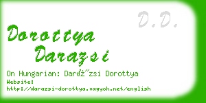 dorottya darazsi business card